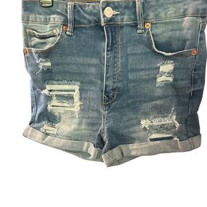 Wax Jean sustainable Distressed Denim Shorts L 12.5 W 14 I 2